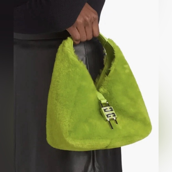 Givenchy Hobo Lamb Shearling Bag - Picture 3 of 10